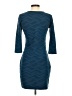 Neesha Chevron-herringbone Teal Cocktail Dress Size S - photo 2