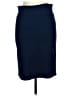 Margaret M Solid Blue Formal Skirt Size L - photo 1