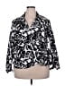 Lane Bryant Print Black Blazer Size 18 - 20 Plus - photo 1