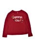 Holiday Time Red Long Sleeve T-Shirt Size 14 - 16 - photo 1