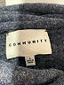Community Blue Black Wool Pullover Sweater Size S - photo 7