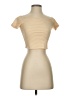 Unbranded Tan Ivory Short Sleeve T-Shirt Size XS - photo 1