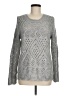 Ann Taylor LOFT Metallic Gray Pullover Sweater Size M - photo 1