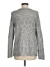 Ann Taylor LOFT Metallic Gray Pullover Sweater Size M - photo 2