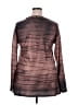 Unbranded 100% Polyester Brown Long Sleeve Top Size 2X - photo 2