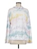 Jenni Intimates Tie-dye White Pullover Hoodie Size M - photo 1