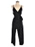 Kaileigh Stripes Black Jumpsuit Size XS - photo 1