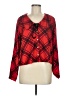 Old Navy 100% Viscose Plaid Red 3/4 Sleeve Blouse Size M - photo 1