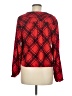 Old Navy 100% Viscose Plaid Red 3/4 Sleeve Blouse Size M - photo 2