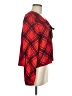 Old Navy 100% Viscose Plaid Red 3/4 Sleeve Blouse Size M - photo 4