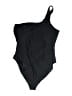 Unbranded Solid Black One Piece Swimsuit Size 10 - photo 2
