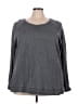 Sejour Gray Sweatshirt Size 3X - photo 1