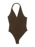 Shein 100% Polyester Brown Bodysuit Size L - photo 1
