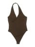 Shein 100% Polyester Brown Bodysuit Size L - photo 2