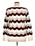 Shein Curve 100% Acrylic Chevron-herringbone Burgundy Pullover Sweater Size 14 Plus (1) - photo 2