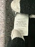 Talbots 100% Polyester Animal Print Black Long Sleeve Blouse Size M - photo 8