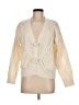 Unbranded 100% Polyester Ivory Cardigan Size M - photo 1