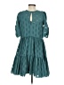 H&M 100% Polyester Teal Casual Dress Size 0 - photo 2