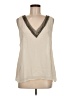 Pedro del Hierro Ivory Sleeveless Blouse Size 6 - photo 1