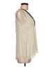 Pedro del Hierro Ivory Sleeveless Blouse Size 6 - photo 4