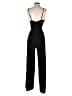 WAYF 100% Polyester Solid Black Jumpsuit Size XS (estimated) - photo 2