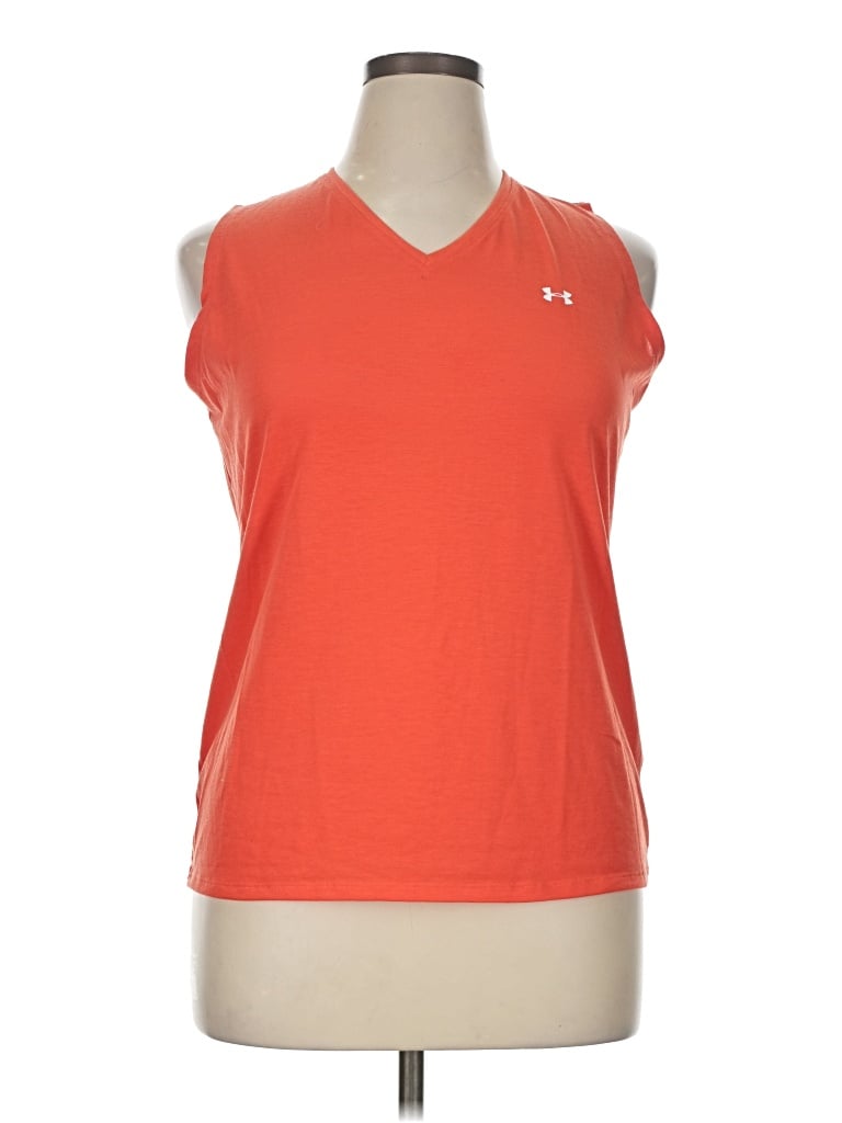 Pre-owned Under Armour Sleeveless T-shirt In Orange