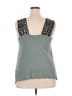BLUEGREY Gray Sleeveless Blouse Size 2X - photo 2