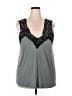 BLUEGREY Gray Sleeveless Blouse Size 2X - photo 1