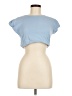 Zara Blue Short Sleeve Top Size 6 - photo 1