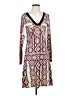 Assorted Brands 100% Polyester Print Pink Casual Dress Size S - photo 1