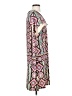Assorted Brands 100% Polyester Print Pink Casual Dress Size S - photo 4