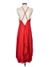 Naked Zebra Solid Red Casual Dress Size S - photo 2