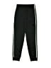 Adidas 100% Polyester Black Track Pants Size 10 - photo 2
