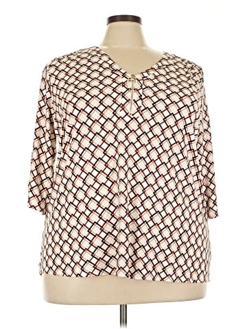 Perseption Concept 3/4 Sleeve Blouse (view 1)