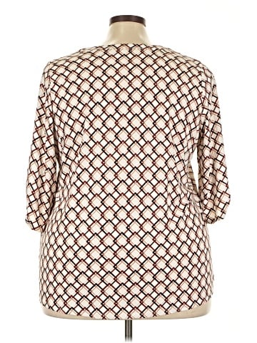 Perseption Concept 3/4 Sleeve Blouse (view 2)