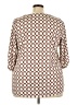 Perseption Concept Ivory 3/4 Sleeve Blouse Size 3X - photo 2