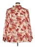 Torrid 100% Polyester Floral Pink Long Sleeve Blouse Size 4X Plus (4) - photo 1