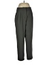 H&M Solid Green Gray Casual Pants Size 8 - photo 1