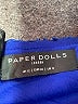 Paper Dolls 100% Polyester Blue Cocktail Dress Size 8 - photo 7