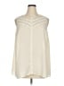Unbranded 100% Polyester Ivory Sleeveless Blouse Size XL (estimated) - photo 1