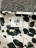 CAbi 100% Polyester Animal Print Ivory Long Sleeve Blouse Size M - photo 7