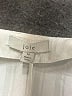 Joie 100% Viscose White Ivory Long Sleeve Blouse Size M - photo 7