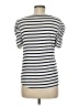 Green Envelope Silver White Short Sleeve Top Size M - photo 2