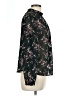 Unbranded 100% Polyester Floral Black Long Sleeve Blouse Size L - photo 4