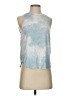 Glyder Blue Sleeveless T-Shirt Size XS - photo 1