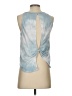 Glyder Blue Sleeveless T-Shirt Size XS - photo 2