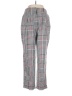 Topshop Plaid Red Casual Pants Size 6 - photo 1