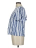 CAbi Blue Short Sleeve Blouse Size M - photo 5
