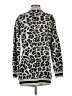 Venus 100% Acrylic Animal Print Silver Cardigan Size XS - photo 2