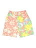 Mixed Blues 100% Cotton Tropical Yellow Board Shorts Size 7 - photo 1